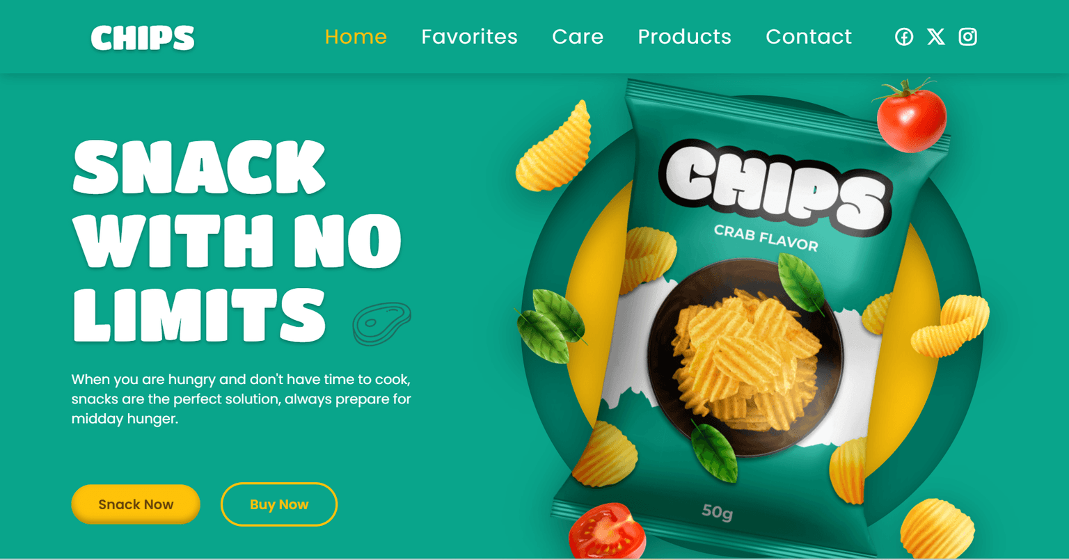 Chips — main interface